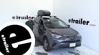 etrailer  Thule Sidekick Roof Mounted Cargo Carrier Box Review [upl. by Neillij400]