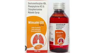 Winsafe DX Syrup Dextromethorphan HBr Phenylephrine HCI amp Chlorpheniramine Maleate Syrup [upl. by Gies235]