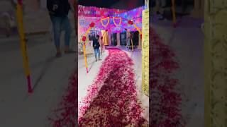 Most Beautiful Entrance and Bedroom Decor for Wedding ytshorts shorts viral [upl. by Nosneb]