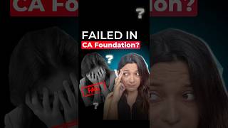 Unsuccessful in CA Foundation Exam  How to Make It Success [upl. by Adlesirk81]