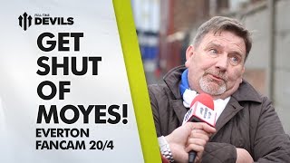 Get Shut Of Moyes  Everton 20 Manchester United  FAN CAM [upl. by Oneg346]