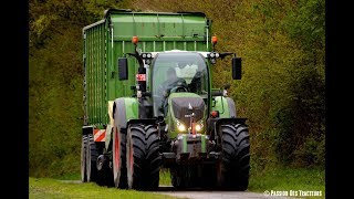 Ensilage dherbe  Fendt 724 Vario amp Krone ZX 400 GD [upl. by Isyad]