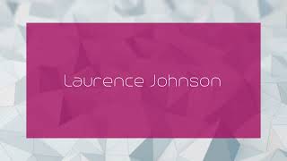 Laurence Johnson  appearance [upl. by Nynnahs]