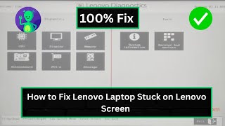 How to Fix Lenovo Laptop Stuck on Lenovo Screen [upl. by Nnaylime]