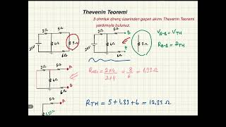 Thevenin Teoremi  Thevenin Teoremi Soru Çözümü  Thevenin  Thevenin Soru Çözümü  Thevenin Theorem [upl. by Compte]