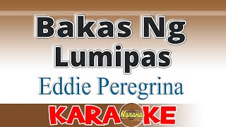 Bakas Ng Lumipas  Eddie Peregrina KARAOKE [upl. by Aylat410]