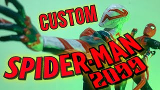 Custom Marvel Legends SpiderMan 2099 Across the SpiderVerse [upl. by Okin]