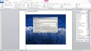 Wissenschaftliche Arbeit 5 Abbildungsverzeichnis mit Word 2010 formatieren [upl. by Sral]