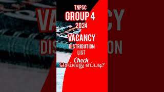 GROUP 4 VACANCY LIST  GROUP 4 VACANCY DISTRIBUTION LIST [upl. by Elleivap257]