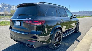 Reseña del MercedesAMG GLS 63 2024 La SUV de Alto Rendimiento con Lujo de Tercera Fila [upl. by Dylana]