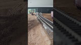 Nice clean curves and straights with Walthers Code 83 Flex Track walthers FlexTrack [upl. by Arikat]