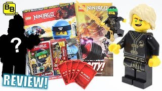 EPIC WUCRU LLOYD MINIFIGURE LEGO NINJAGO MAGAZINE ISSUE 34 REVIEW [upl. by Adian]