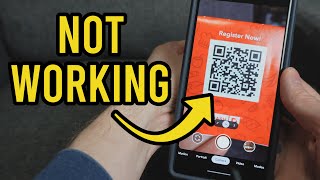 How to Solve Issues With QR Codes Not Scanning  Android amp iPhone  Apple Phone Wont Scan or Work [upl. by Ailed]