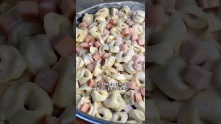 TORTELLINI PANNA E PROSCIUTTO COTTO  LA RICETTA DEI RICORDI 😍 tortellini pasta cucinare carne [upl. by Eikcin609]