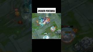 DRAVEN PENTAKILL  DRAVEN GUIDE S1411  DRAVEN MONTAGE S1411 draven shorts wildrift [upl. by Iny]