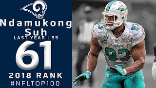 61 Ndamukong Suh DT Rams  Top 100 Players of 2018  NFL [upl. by Odie468]