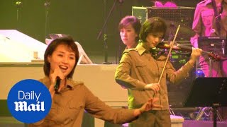 North Korea sends charm offensive to China with allwoman band  Daily Mail [upl. by Encratis]