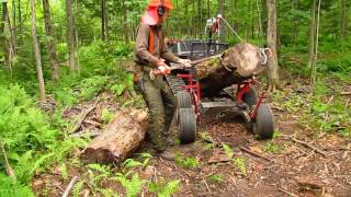 debusquage au vtt foresterie 101 [upl. by Arraek679]