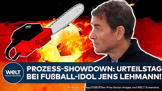 BAYERN Urteilstag bei WMHeld Jens Lehmann im KettensägenProzess Überwachungsvideo überführte ihn [upl. by Dorehs]