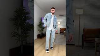 How to style Denim on Denim  Casual Mens Outfit [upl. by Leemaj]