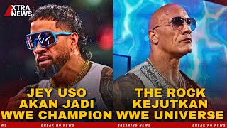 Jey Uso Akan Jadi JUARA DUNIA WWE The Rock KAGETKAN WWE Universe CM Punk RETURN  WWE News [upl. by Martainn]