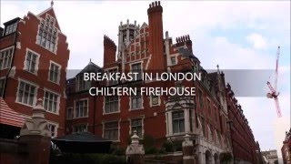 Chiltern Firehouse  Breakfast in London  allthegoodiescom [upl. by Nnayrb]