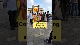 Complimenting Indians at India Gate😁 [upl. by Tarsuss]