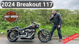 Wow the Breakout 117 is awesome Harleys most posey bike for 2024 [upl. by Maggs]