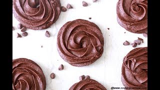 3 Ingredient Chocolate Cookies  eggless Butterless Chocolate Cookies [upl. by Stallworth]