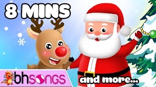 Merry Christmas And Rudolph The Red Nosed Reindeer Song For Children Video 4K [upl. by Faria]