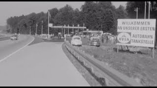 Erste Autobahntankstelle 1967  SRF Archiv [upl. by Harbird]