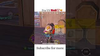 Pro VS Noob🤡🔫  shorts bgmi 1v4clutch farazgamingop [upl. by Canon]