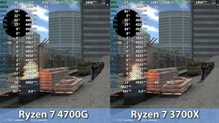 Ryzen 7 3700X vs Ryzen 7 4700G  Pro 4750G  Part 1 Games love that quotGame Cachequot Radeon VII [upl. by Demetri]