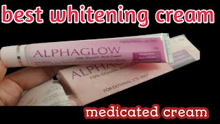 Alpha Glow Cream Complete Review  Alpha glow cream uses  pigmentation  acne scars  melasma [upl. by Truk]