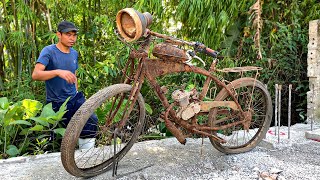 Motorized Bicycle Restoration  Restore Bicycle FLYER DELUXE 6 Forgotten [upl. by Etnuhs56]