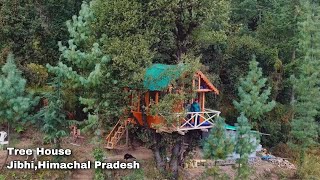 Tree House  Jibhi Waterfal  Jalori Pass  Jibhi Tirthan Valley  Himachal Pradesh [upl. by Aihsikal]