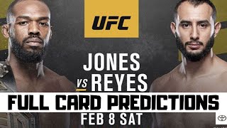 UFC 247 Predictions  Jones vs Reyes Full Card Breakdown [upl. by Ennaer]