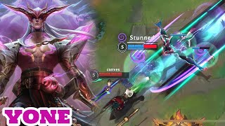 Wild Rift Yone  Top Yone fiend queller skin Gameplay Rank Grandmaster [upl. by Bentlee680]