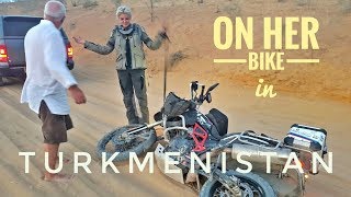 SOLO Motorcycle Ride through Turkmenistan Ep 9 [upl. by Tigram]