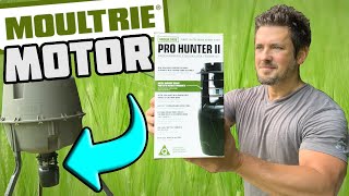 Moultrie Pro Hunter II Feeder Kit Unbox Install Program and Review Moultrie Motor Replacement [upl. by Remus292]