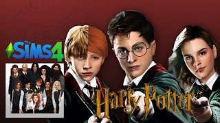 SIMS 4  CAS  Harry Potter s CAST✨ Satisfying CC build  CC links [upl. by Mountford]