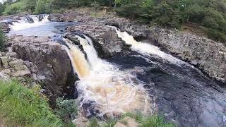 low force waterfall  river tees  upper teesdale [upl. by Nilorac]