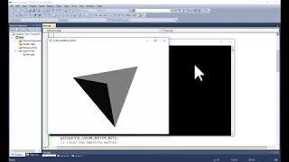 Opengl Tutorial for Beginners for illumination model for solid Tetrahedron [upl. by Ettelocin]