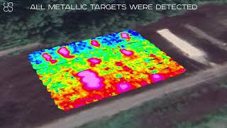 Test results of Geonics EM61Lite metal detector mounted on a drone [upl. by Willdon]