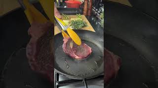 RIBEYE STEAK WITH CELERIAC PURÉE shorts [upl. by Colner]