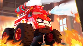 Monster Fire Truck🔥🚒  Sudden Fires  Monster Truck  Vroom Vroom Zone  Kids Songs  BabyBus [upl. by Sundberg297]