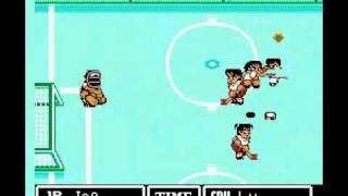 Ike Ike Nekketsu Hockey Bu  Subette Koronde Dai Rantou NES Walkthrough [upl. by Ynohtnaluap]