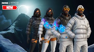 NEW MONCLER CLASSIC BUNDLE GAMEPLAY  FORTNITE MONCLER CLASSIC SET [upl. by Lenahtan]