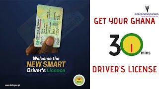 GET YOUR GHANA DRIVERS LICENSE IN 30 MINS [upl. by Eniaral]