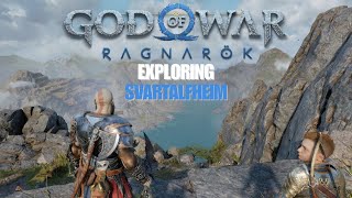 Exploring Svartalfheim The Dwarven Realm in God of War Ragnarök [upl. by Nahtannoj]